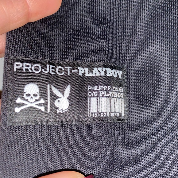 PHILIPP PLEIN x PLAYBOY Black 'Playboy Cover' Sweatshirt (unisex) - Picture 5 of 16